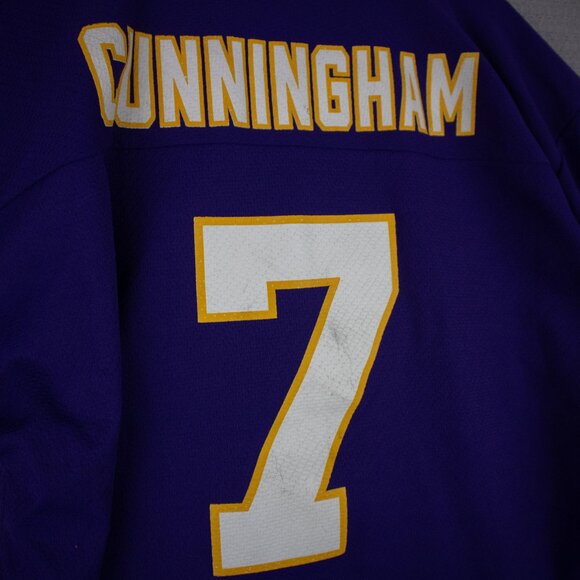 Cunningham Minnesota Vikings Jersey Large 90s Logo Athletic - Picture 8 of 8